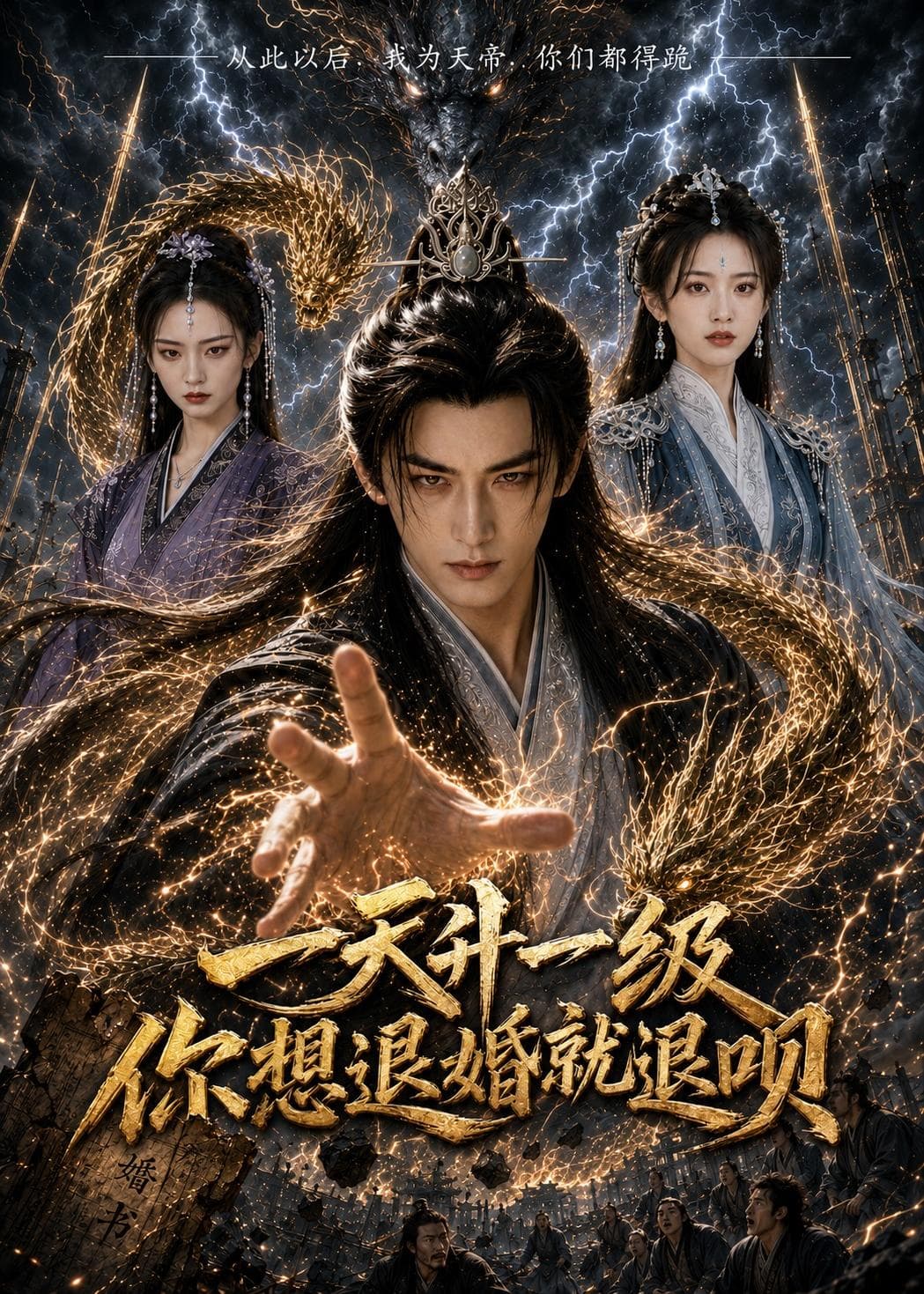 一天升一级，你想退婚就退呗海报