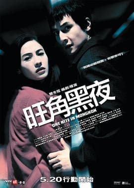 旺角黑夜粤语海报