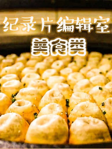 纪录片编辑室 美食类海报