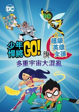 少年泰坦出击&DC超级英雄美少女:混乱的多元宇宙海报