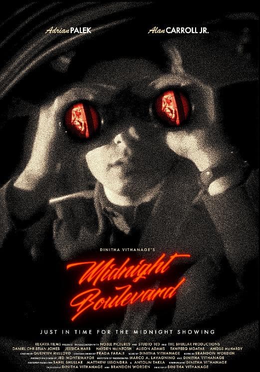午夜大道海报