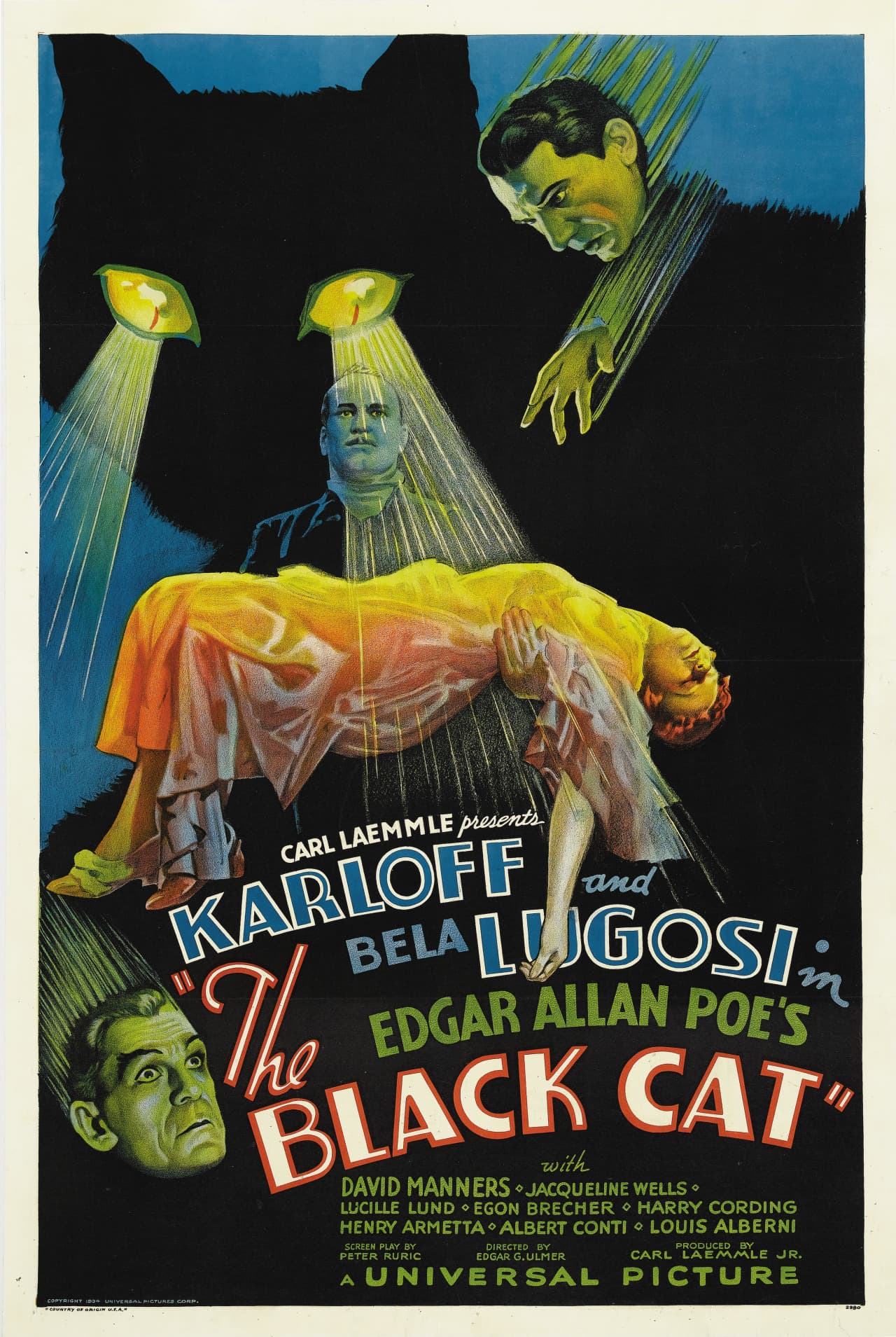 黑猫(1934)海报